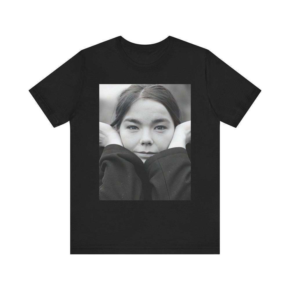 Bjork Retro Album Era Experimental Pop Graphic T-Shirt